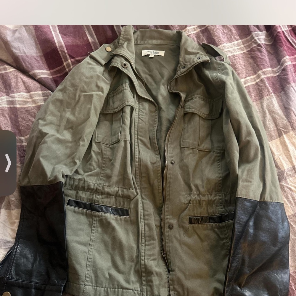 Charlotte Russe Olive and Black Jacket
